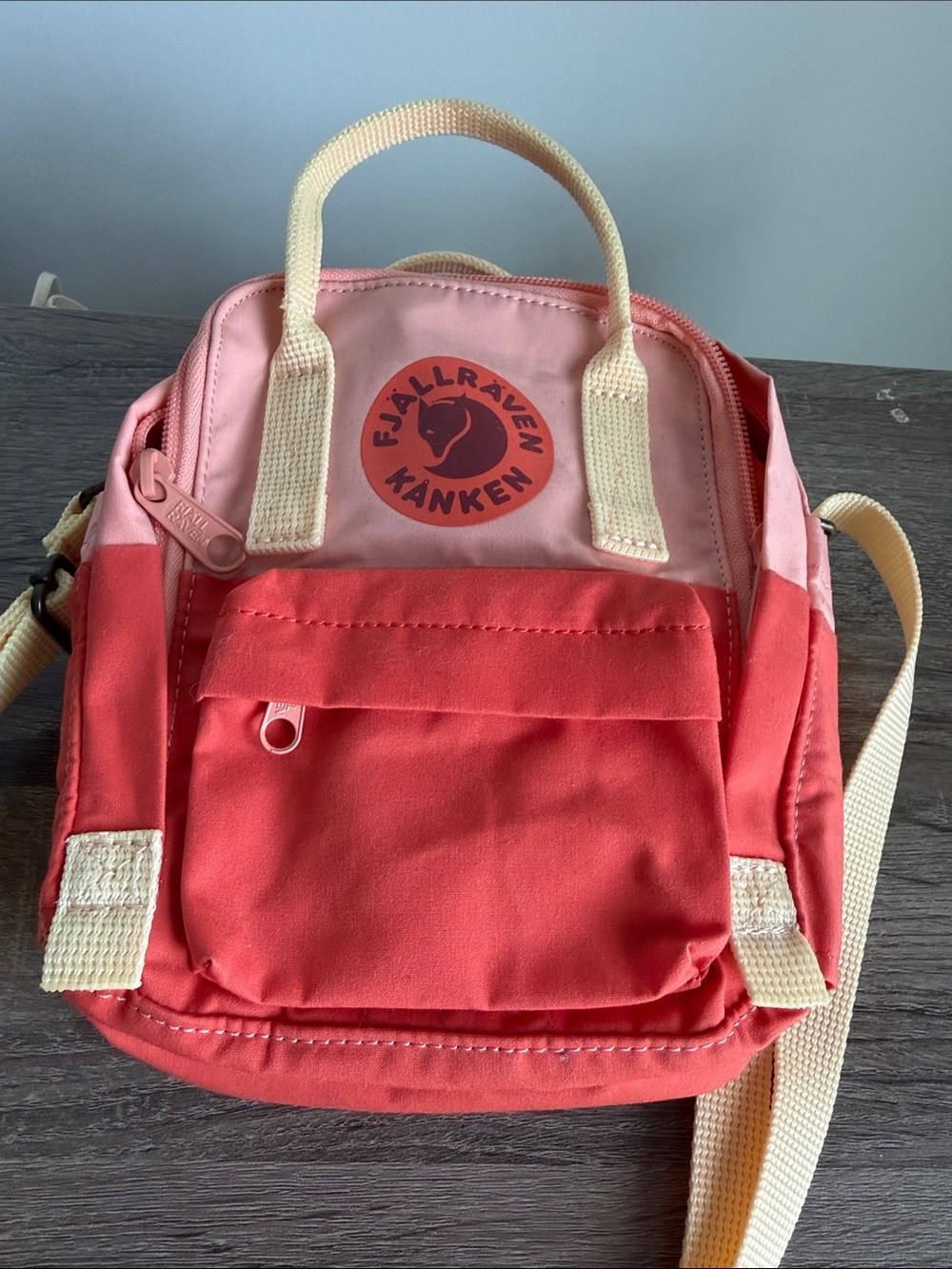 Mini Two-Tone Pink/Coral Backpack